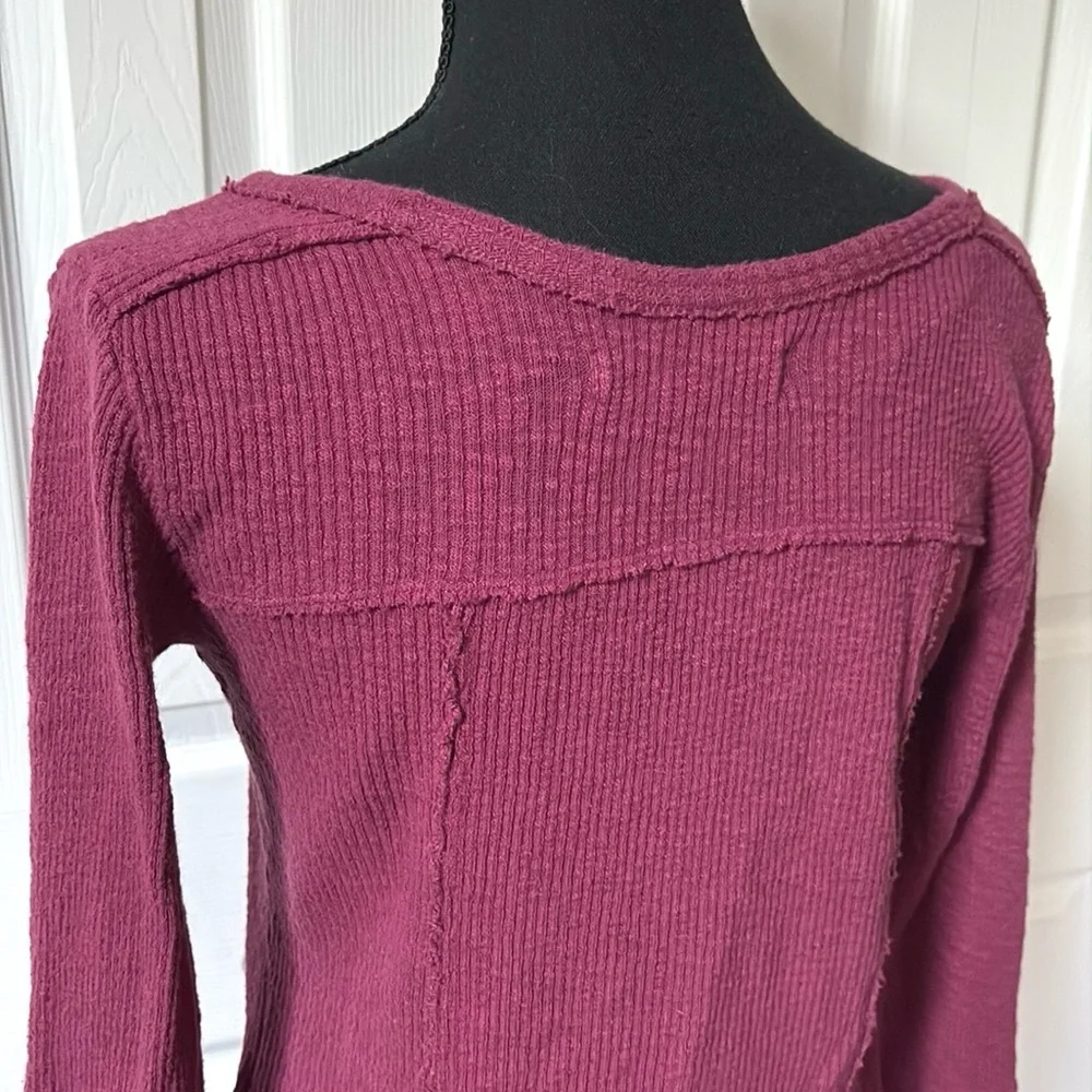 Free People Give Me A Little Bell Sleeve Rib Top - Picture 6 of 14